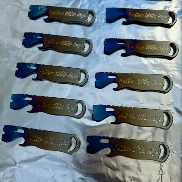 Custom anno LynchNW Redeemed Creations Stonewash lil chonk Keychain Prybar