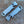 Load image into Gallery viewer, LynchNW Redeemed Creations Stonewash lil chonk Keychain Prybar