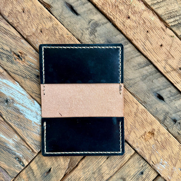 Horween Dublin and Shell Cordovan Front Pocket Bifold