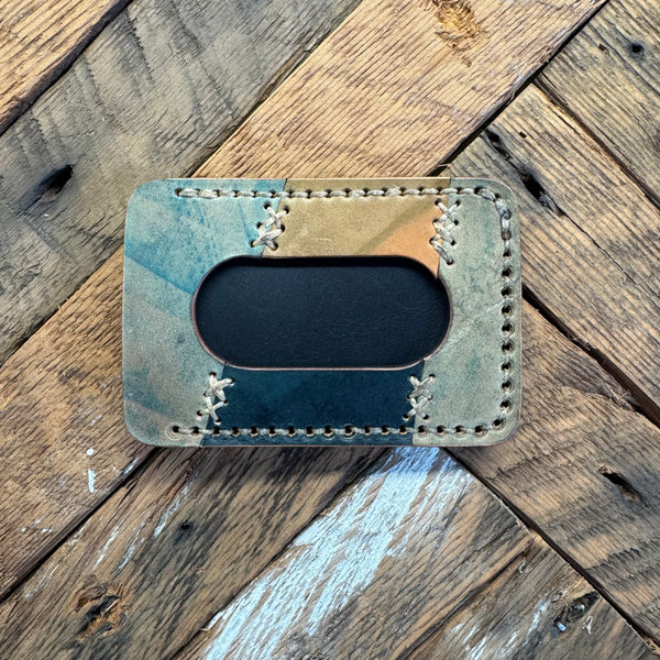 Horween Shell Cordovan Quilted Mini Slider