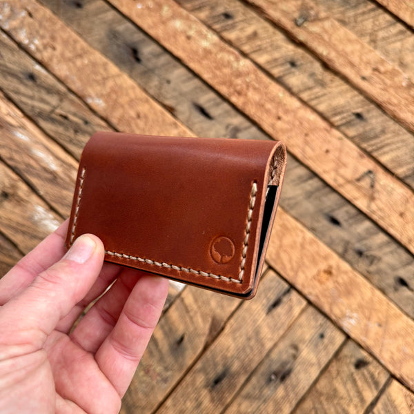 Horween Dublin and Shell Cordovan Front Pocket Bifold