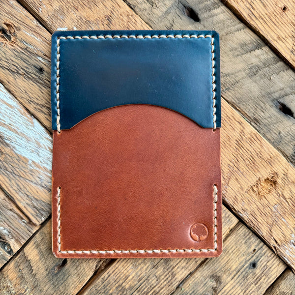 Horween Dublin and Shell Cordovan Front Pocket Bifold