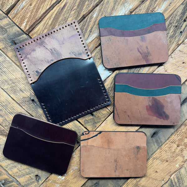Horween Shell Cordovan Mystery Wallet Grab Bag