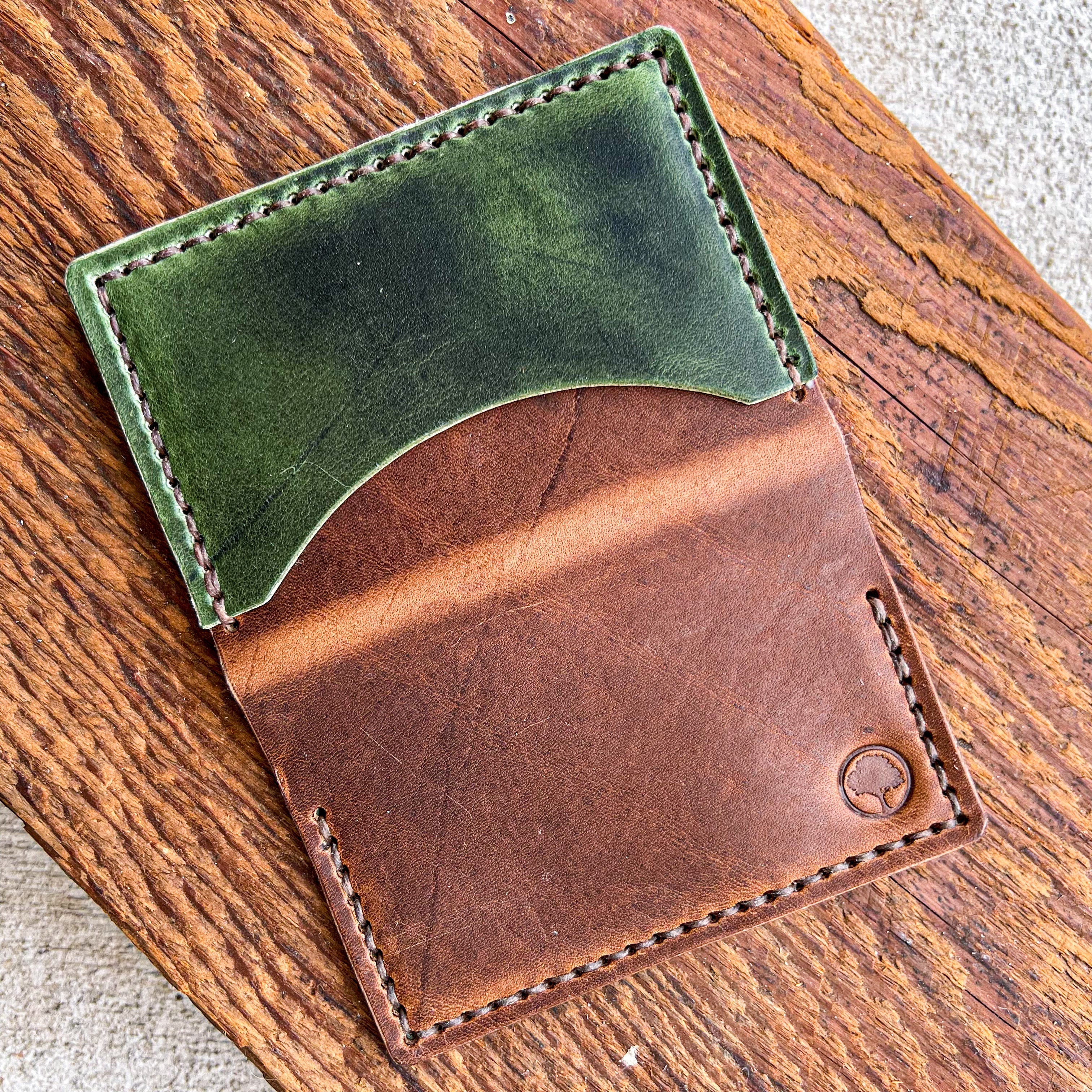 Ashland Leather Co. | Men's Leather Wallet - Tan Wallet - Horween Dublin